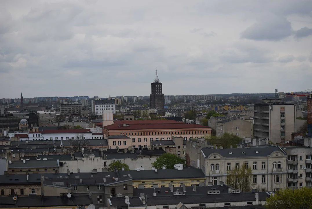 Panorama miasta widziana z wieżowca Red Tower