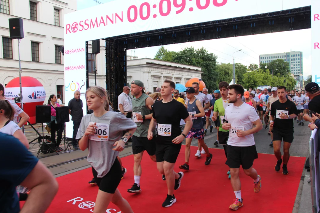 21. Bieg Ulicą Piotrkowską Rossmann Run w Łodzi