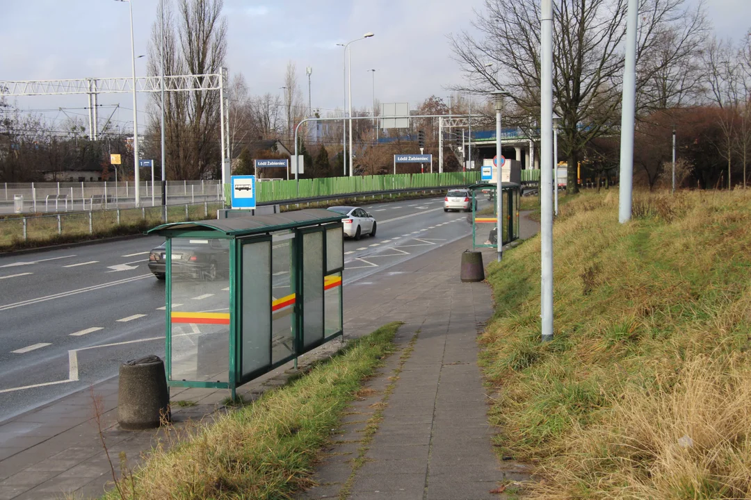 Krańcówka tramwajowa Łódź Żabieniec