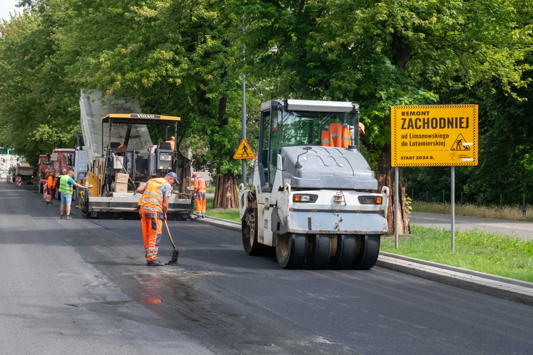 Coraz bliżej końca remontu na Zachodniej w Łodzi