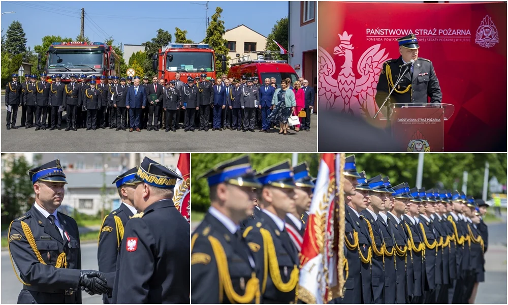 Odznaczenia i awanse w kutnowskiej straży pożarnej. Za nami Powiatowy Dzień Strażaka [ZDJĘCIA] - Zdjęcie główne