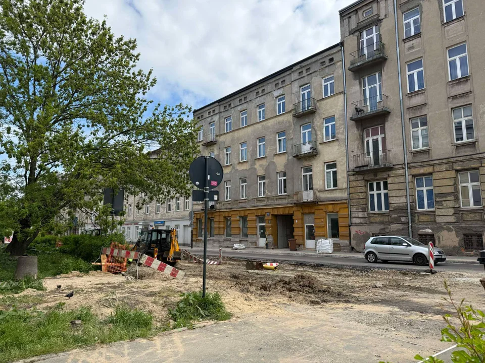 Remont ul. Sterlinga w Łodzi, 9 maja 2025 r.