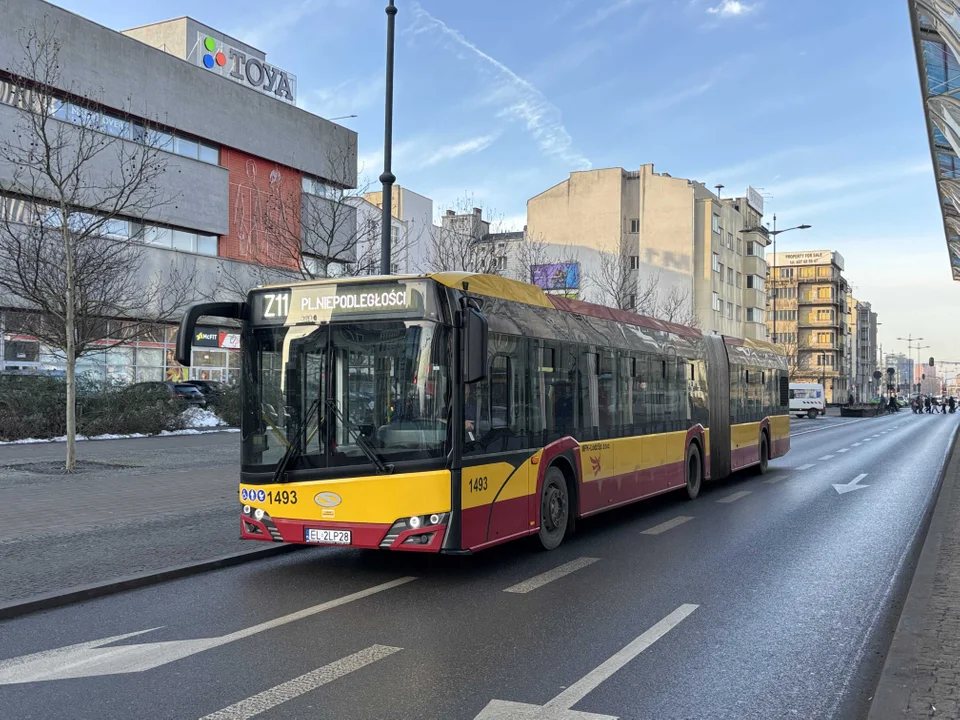 Pilna naprawa torowiska na pl. Reymonta