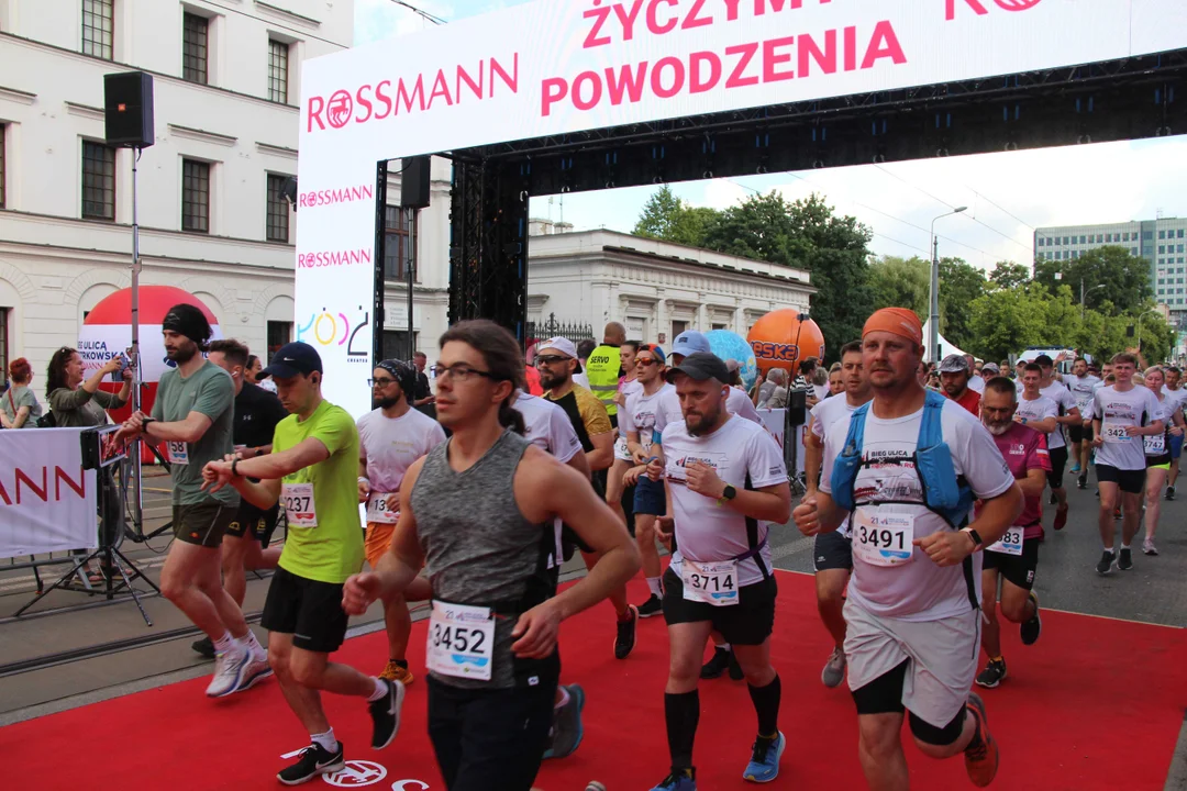 21. Bieg Ulicą Piotrkowską Rossmann Run w Łodzi