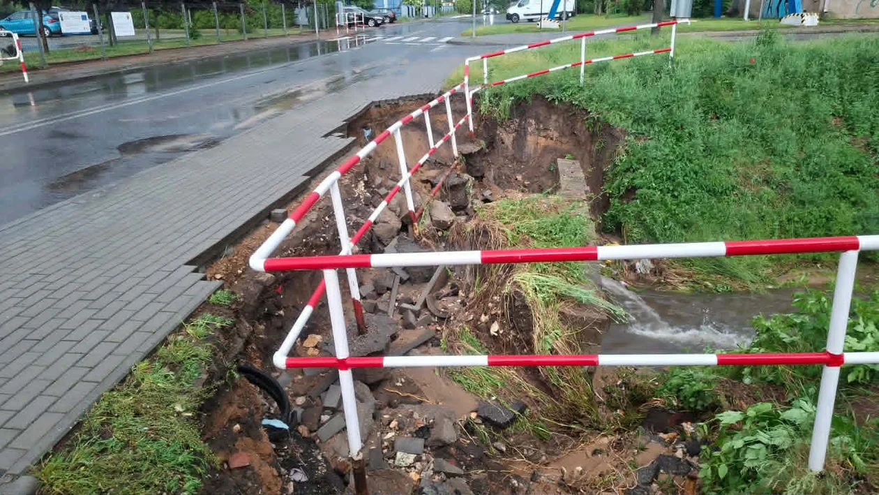 Nawałnica przeszła przez powiat pajęczański w Łódzkiem