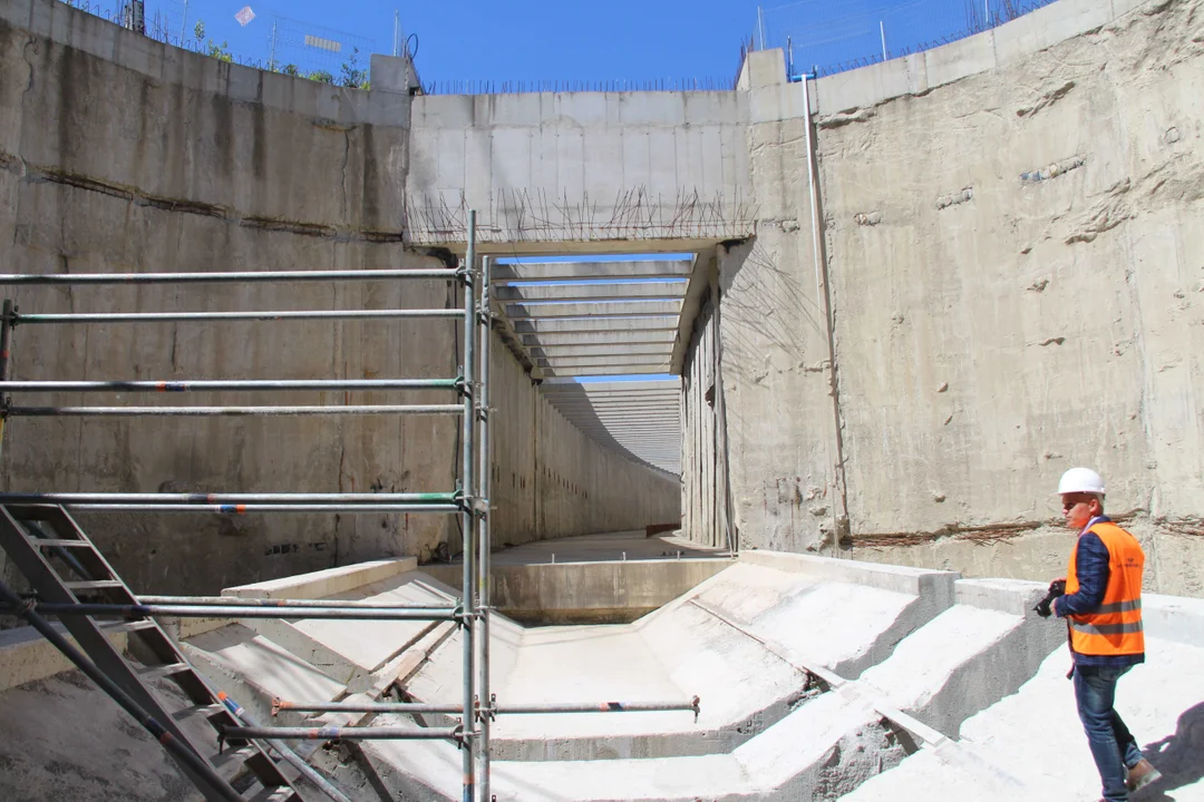 Trwa budowa tunelu kolejowego pod Łodzią - odcinek do przystanku Łódź Koziny