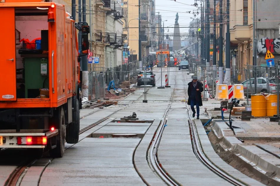 Powrót tramwajów na ulicę Zachodnią w Łodzi