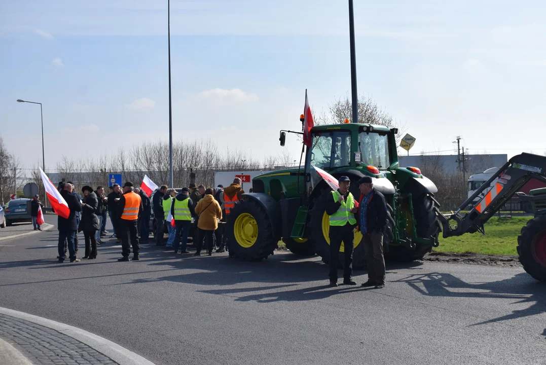 Protest rolników w Łódzkiem