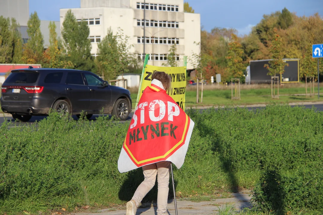 Protest mieszkańców Młynka - 15.10.2024 r.