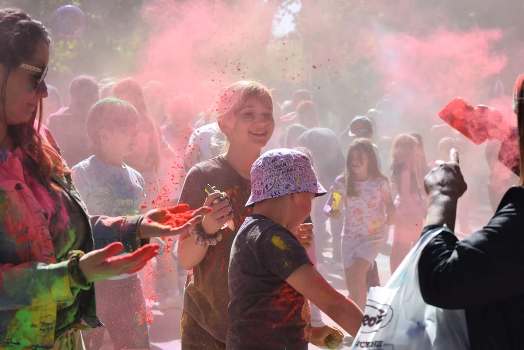 Festiwal baniek mydlanych i kolorów w Parku Miejskim w Zgierzu