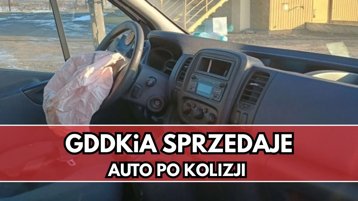Łódzka GDDKiA sprzedaje rozbity samochód. Jaka cena? Jak wygląda? - Zdjęcie główne