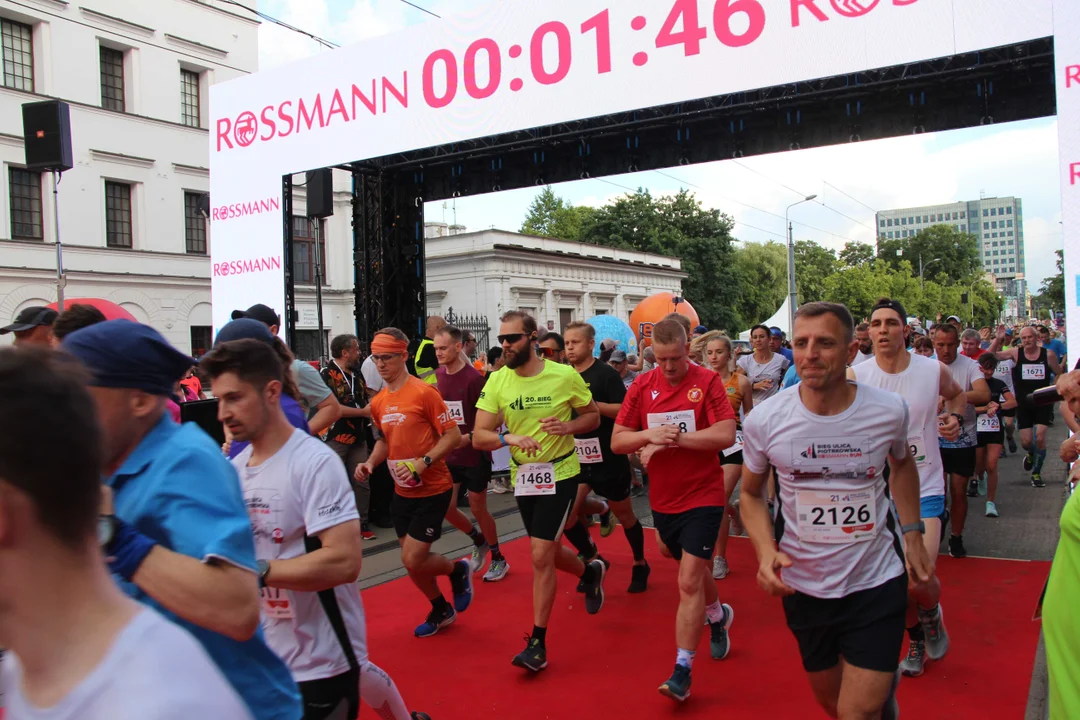 21. Bieg Ulicą Piotrkowską Rossmann Run w Łodzi