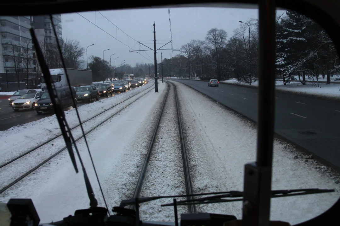 Mikołajkowy tramwaj MPK Łódź wyruszył na ulice Łodzi