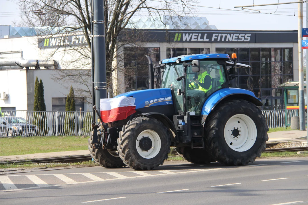 Protest rolników w Łódzkiem