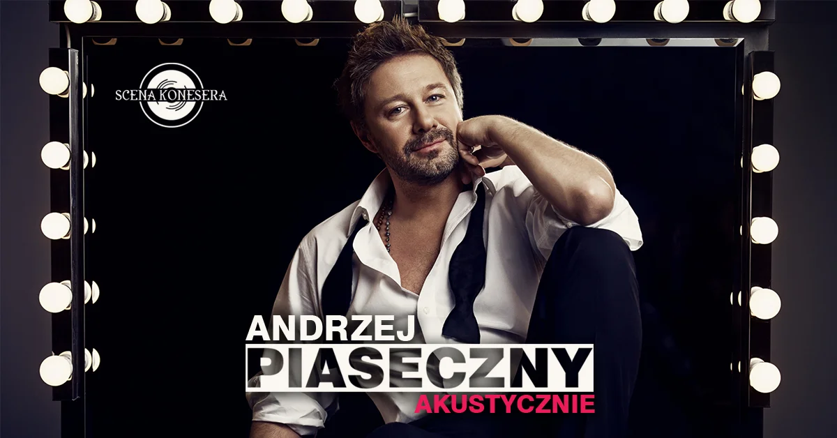 Niedziela - 19:00 - Andrzej Piaseczny Akustycznie w Miejskim Centrum Kultury w Gostyninie.