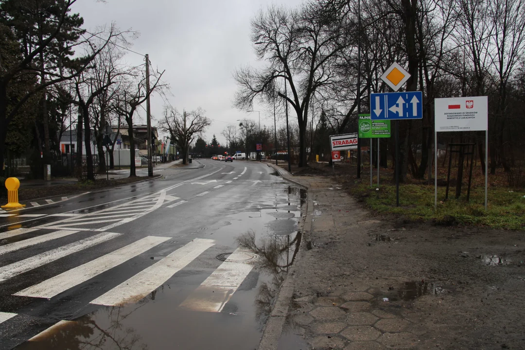 Ulica Krakowska w Łodzi po przebudowie