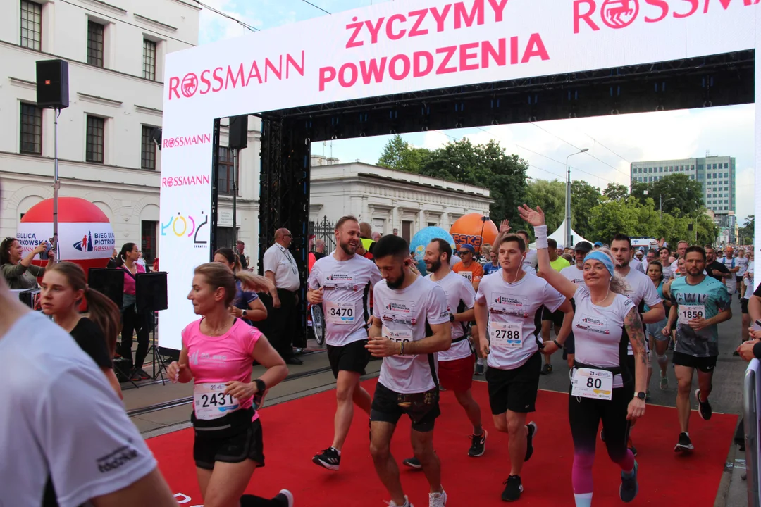 21. Bieg Ulicą Piotrkowską Rossmann Run w Łodzi