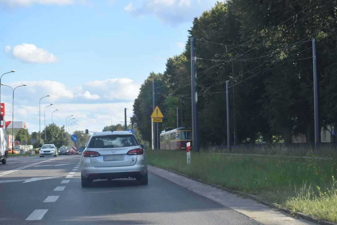 Wypadek na torowisku w Zgierzu