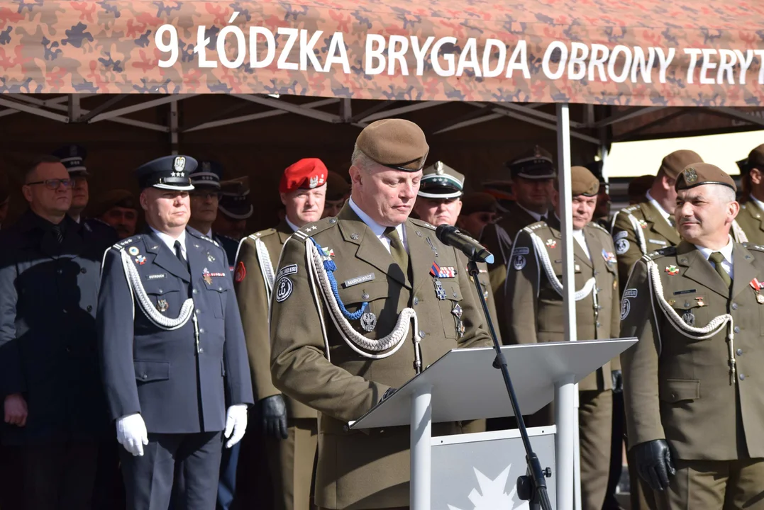 Łódzcy terytorialsi z nowym dowódcą