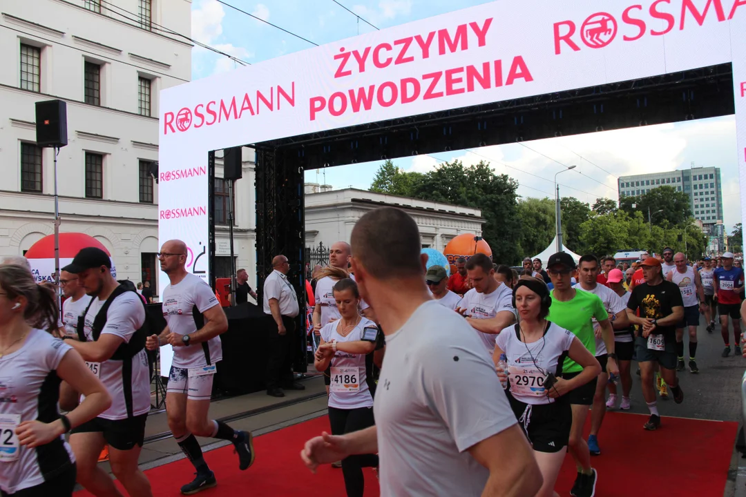 21. Bieg Ulicą Piotrkowską Rossmann Run w Łodzi