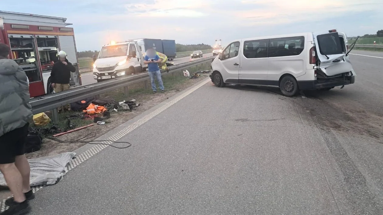 Wypadek a1 Sierosław 06.05.26