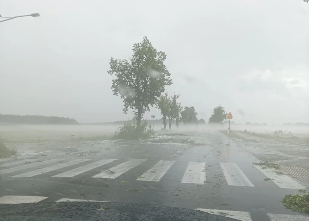 Nawałnica w powiecie płockim