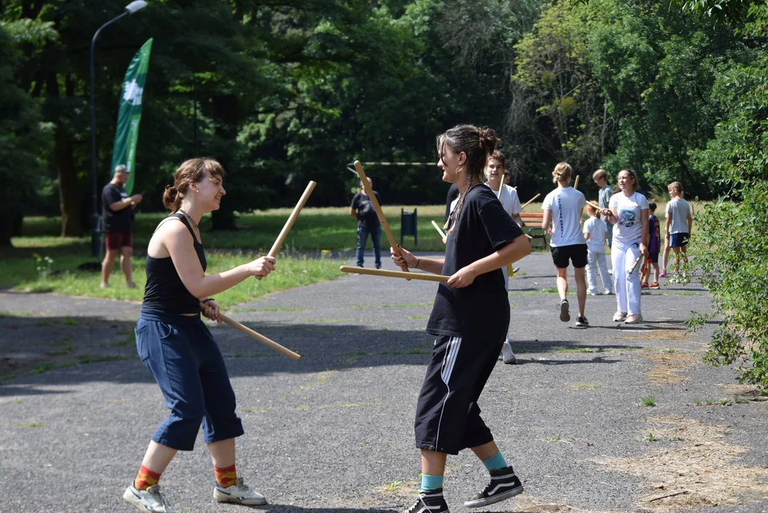 Capoeira w parku Baden-Powella