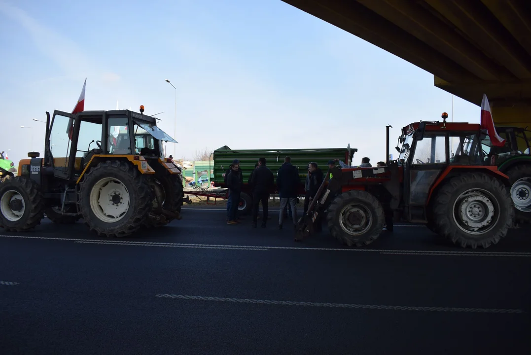 Protest rolników w Łódzkiem