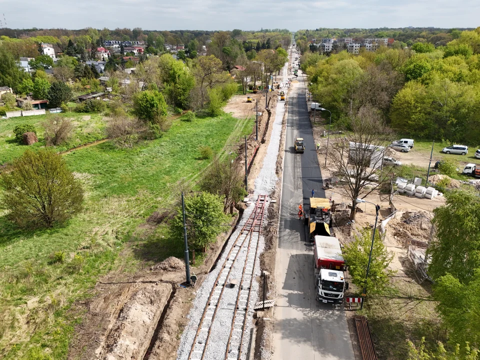 Przebudowa trasy tramwajowej Łódź - Konstantynów Łódzki