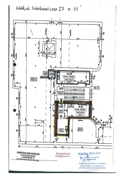 Henryka Sienkiewicza 27 lokal mieszkalny nr 31