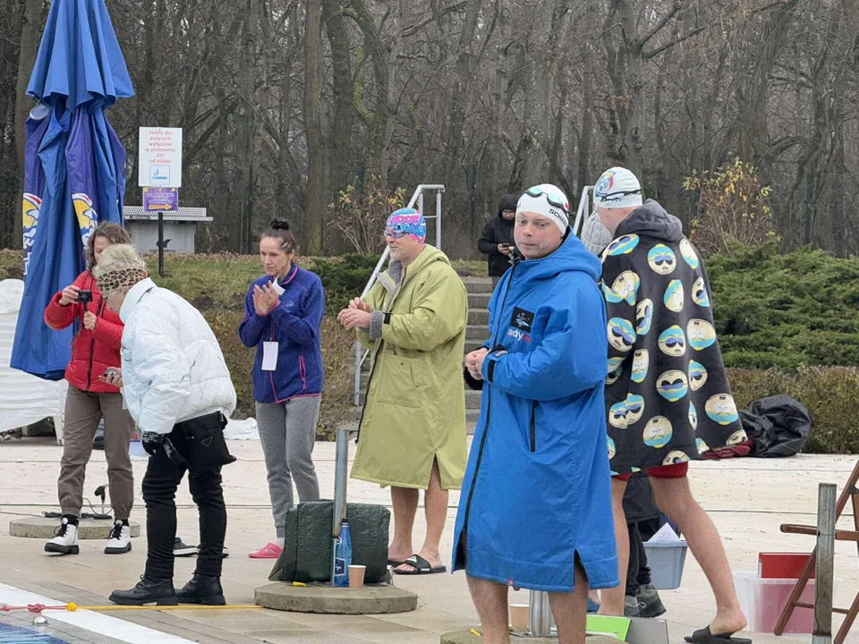 Zimne pływanie w Aquaparku Fala w Łodzi, 14.12.2024 r.