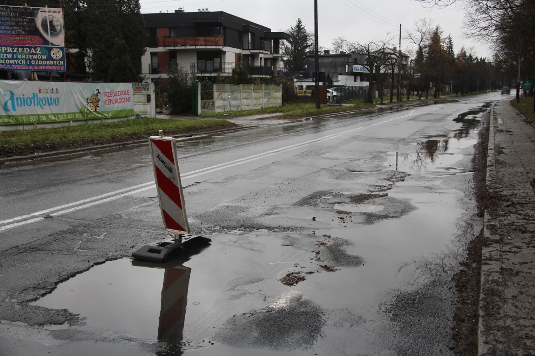 Ulica Krakowska w Łodzi po przebudowie