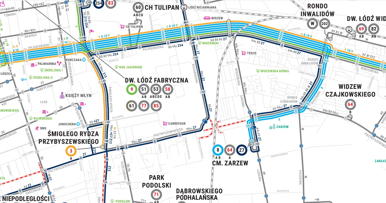 Od kwietnia duże zmiany w MPK Łódź. Wielki powrót tramwajów do Ikei i na Gdańską.