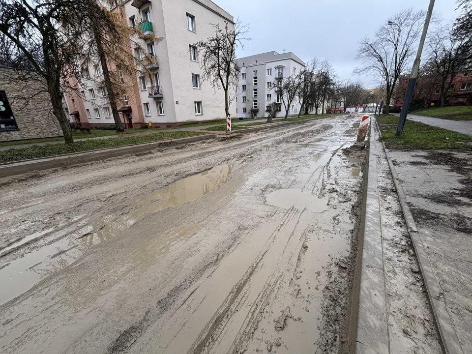 Remont ulicy Boya-Żeleńskiego w Łodzi