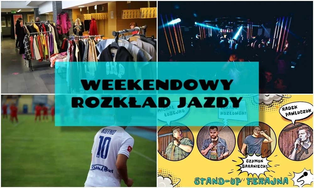 Weekendowy rozkład jazdy: koncerty, stand-up, EkoKiermasz i nie tylko - Zdjęcie główne