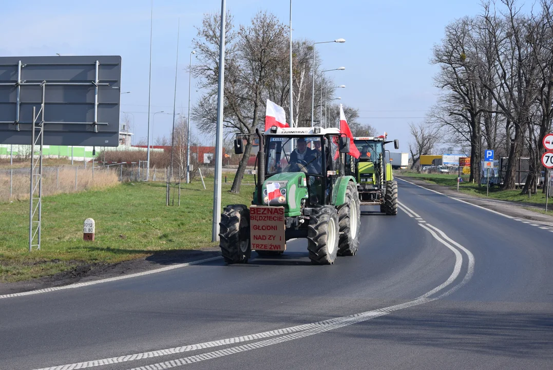 Protest rolników w Łódzkiem