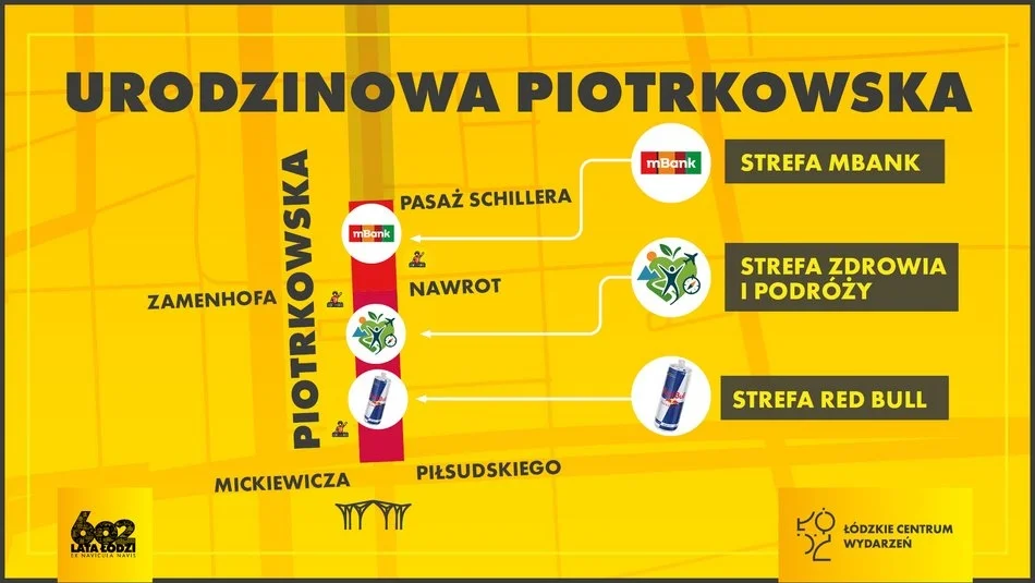 602. urodziny Łodzi przy ul. Piotrkowskiej