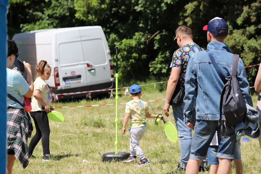 Piknik rodzinny z okazji dnia dziecka na Młynku w Łodzi