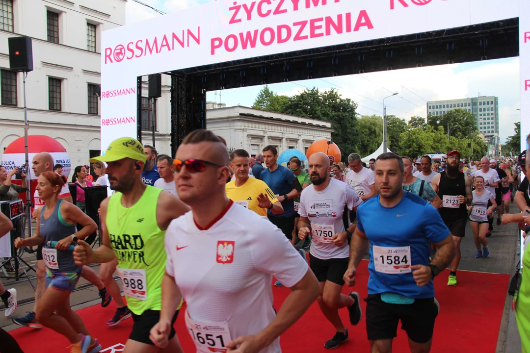 21. Bieg Ulicą Piotrkowską Rossmann Run w Łodzi