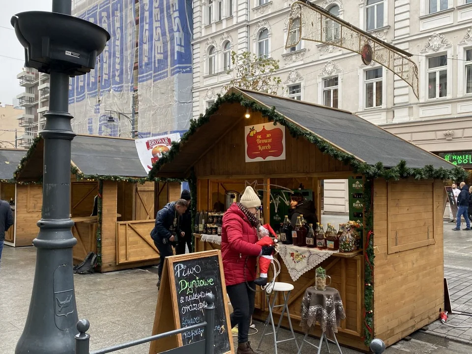 Jarmark Bożonarodzeniowy na Piotrkowskiej w Łodzi