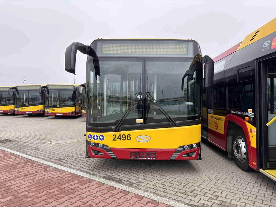 63 nowych autobusów hybrydowych przyjechało do MPK Łódź