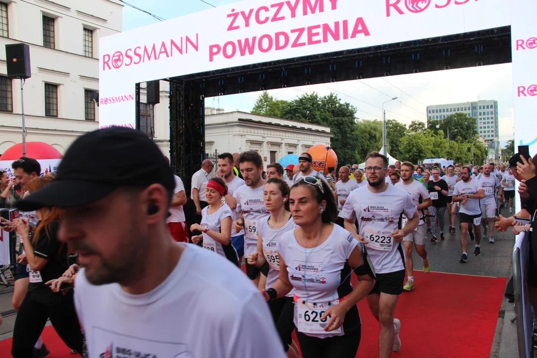 21. Bieg Ulicą Piotrkowską Rossmann Run w Łodzi