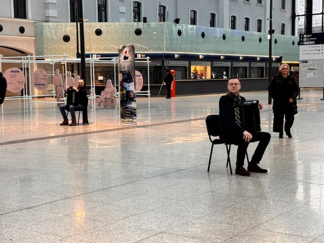 Koncert na Dworcu Łódź Fabryczna