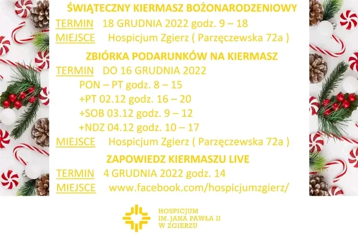 Kiermasz dla hospicjum w Zgierzu