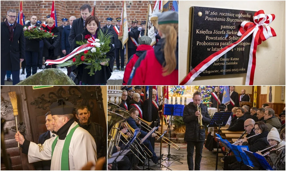 Patriotycznie w Głogowcu. Odsłonięto tablicę i uczczono poległych Powstańców [ZDJĘCIA] - Zdjęcie główne