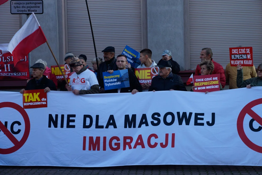 Protest skrajnej prawicy