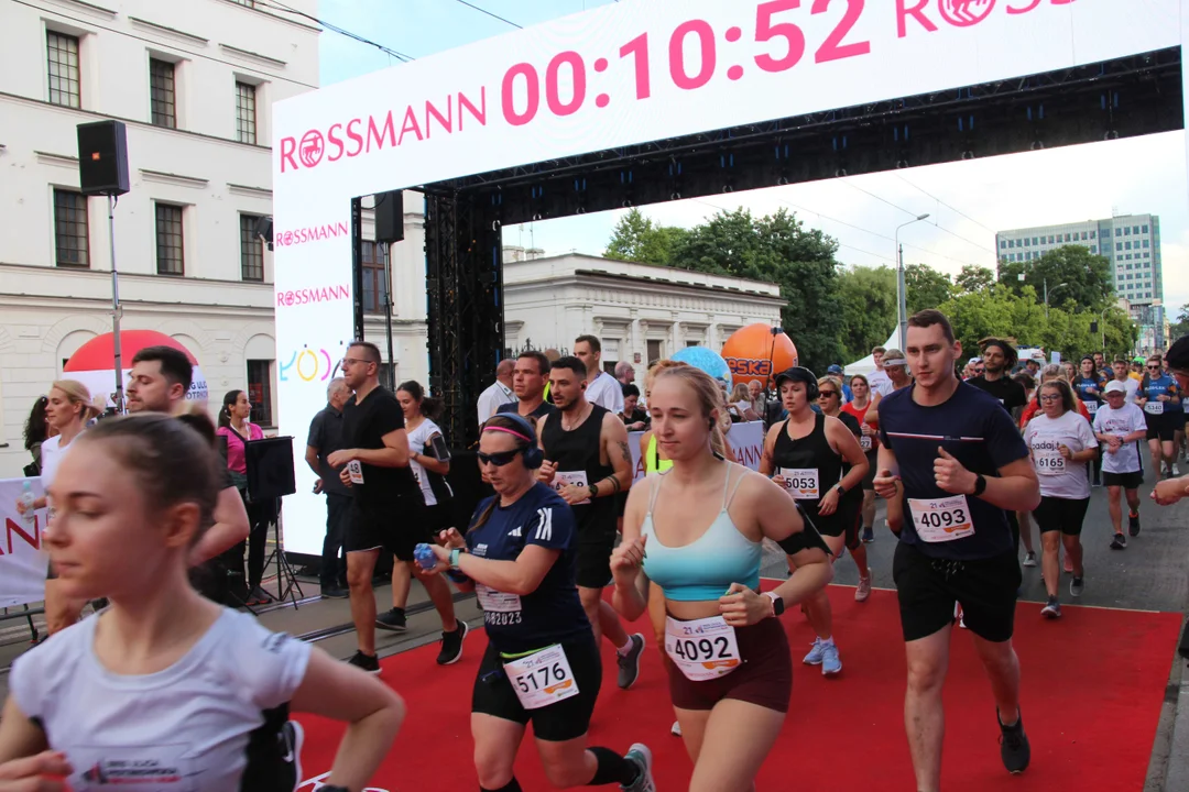 21. Bieg Ulicą Piotrkowską Rossmann Run w Łodzi