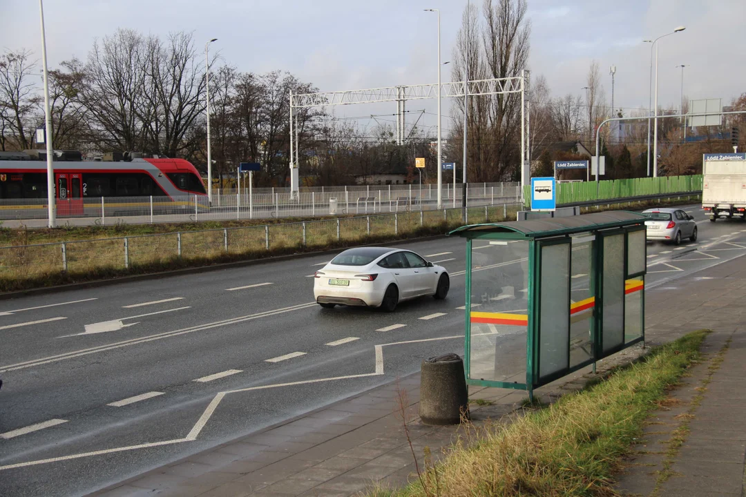 Krańcówka tramwajowa Łódź Żabieniec