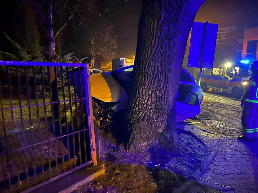 Wypadek Łobudzice - 19.01.2023
