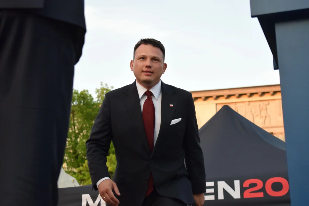 Sławomir Mentzen w Łodzi